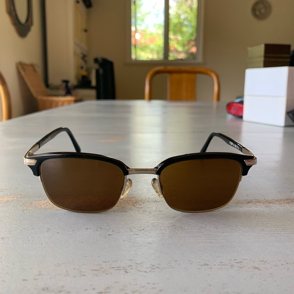 Rodenstock R1327 rectangular ‘Clubmaster’ sunglasses - Picture 3 of 11